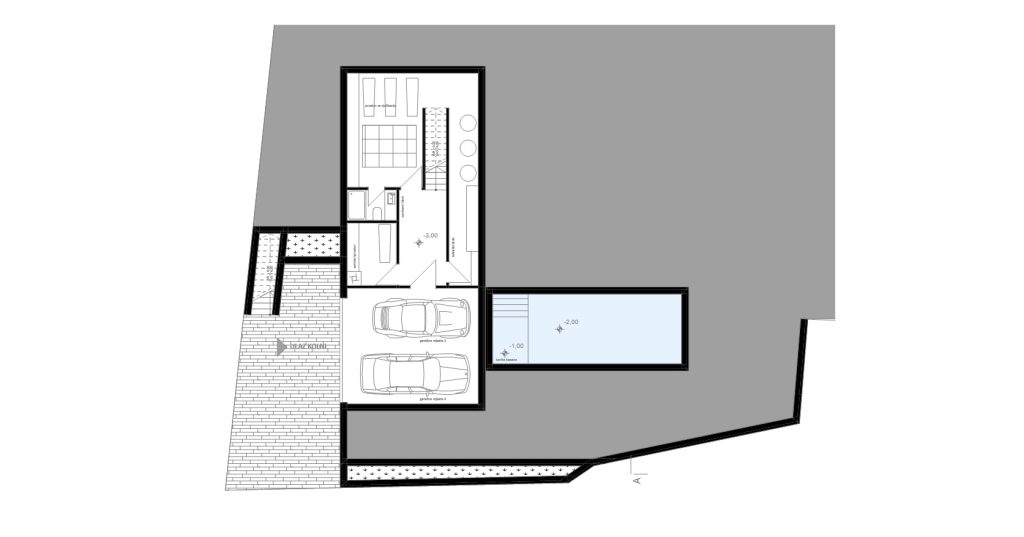 moderna obiteljska kuća s pogledom na more u Dalmaciji