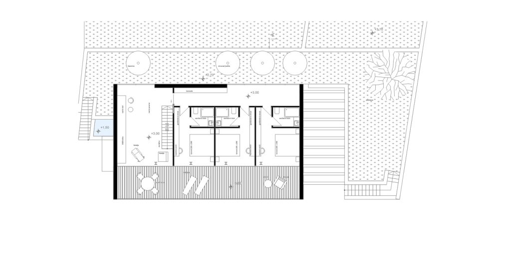 luksuzna obiteljska kuća s velikim staklenim površinama