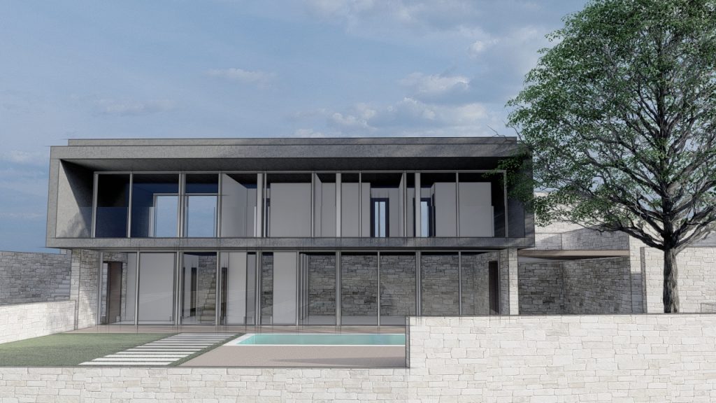 arhitektonski projekt obiteljske kuće u Dalmaciji