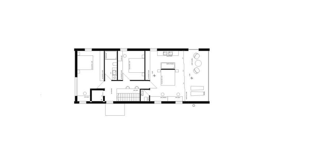 arhitektonski projekt moderne vile na Makarskoj rivijeri