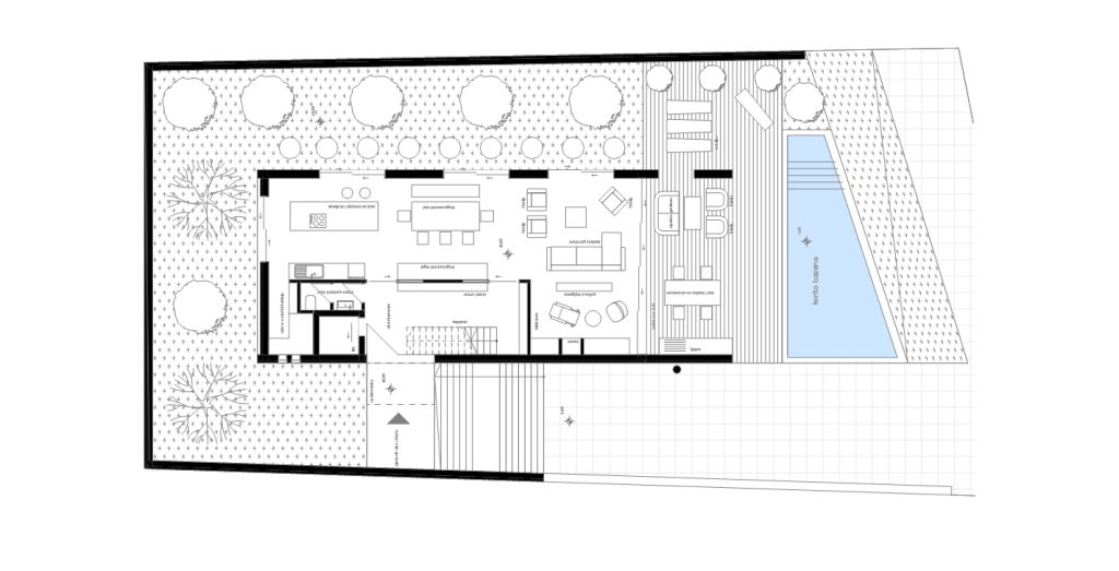 arhitektonski projekt moderne vile na Makarskoj rivijeri